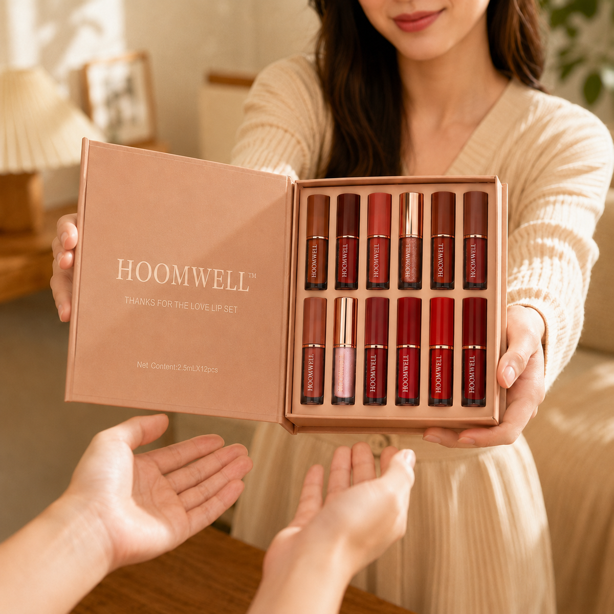 12-color book lipstick set