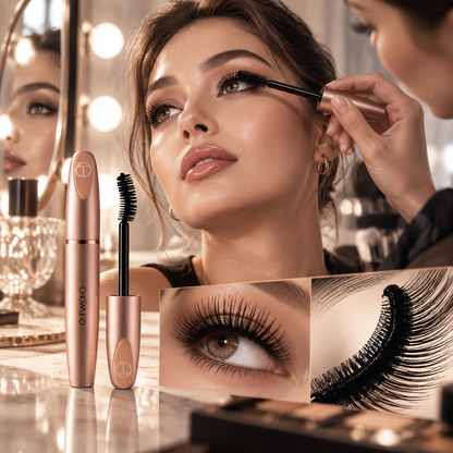 O.TWO.O long and thick mascara fiber paste is sweat-proof and does not smudge