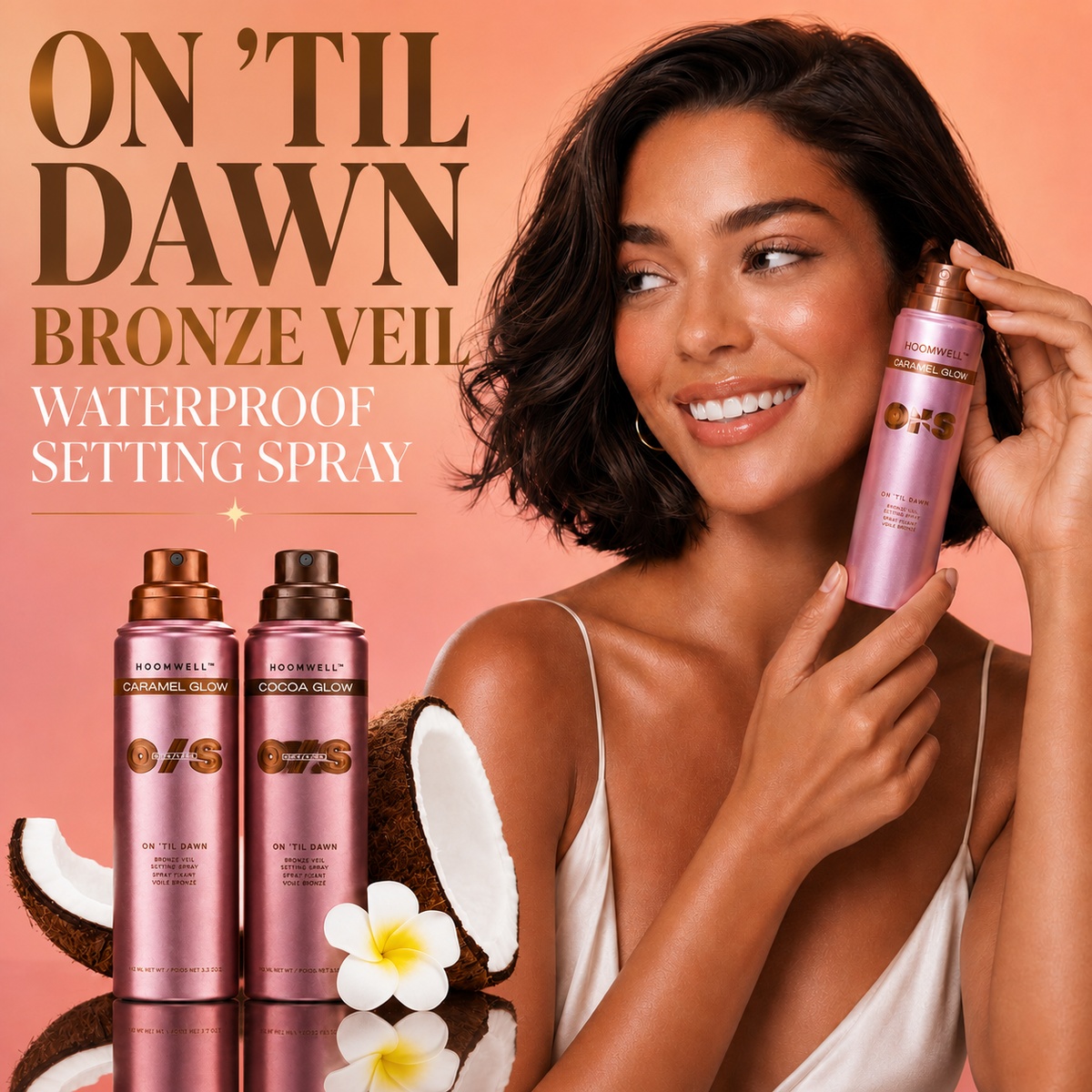 On 'Til Dawn Bronze Veil Waterproof Setting Spray