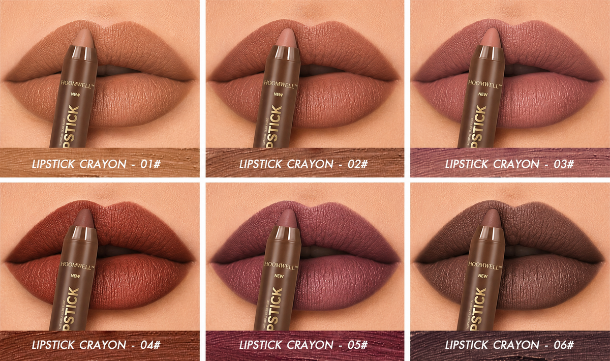 Chocolate-colored soft mist matte lip liner